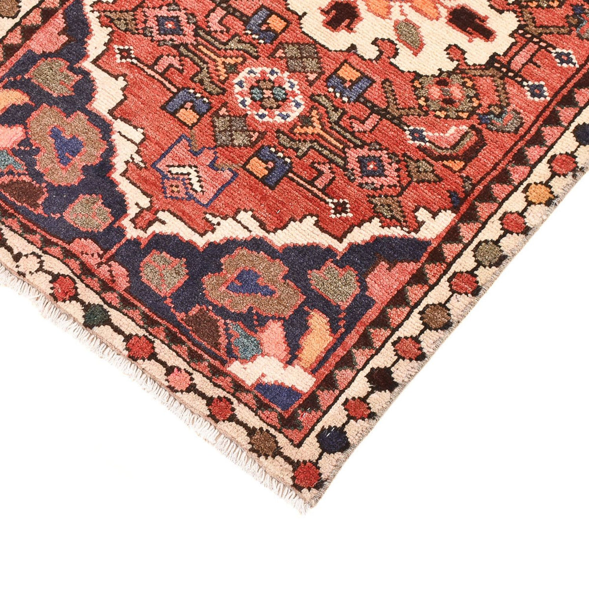 Persisk matta - Nomadic - 84 x 56 cm - rost