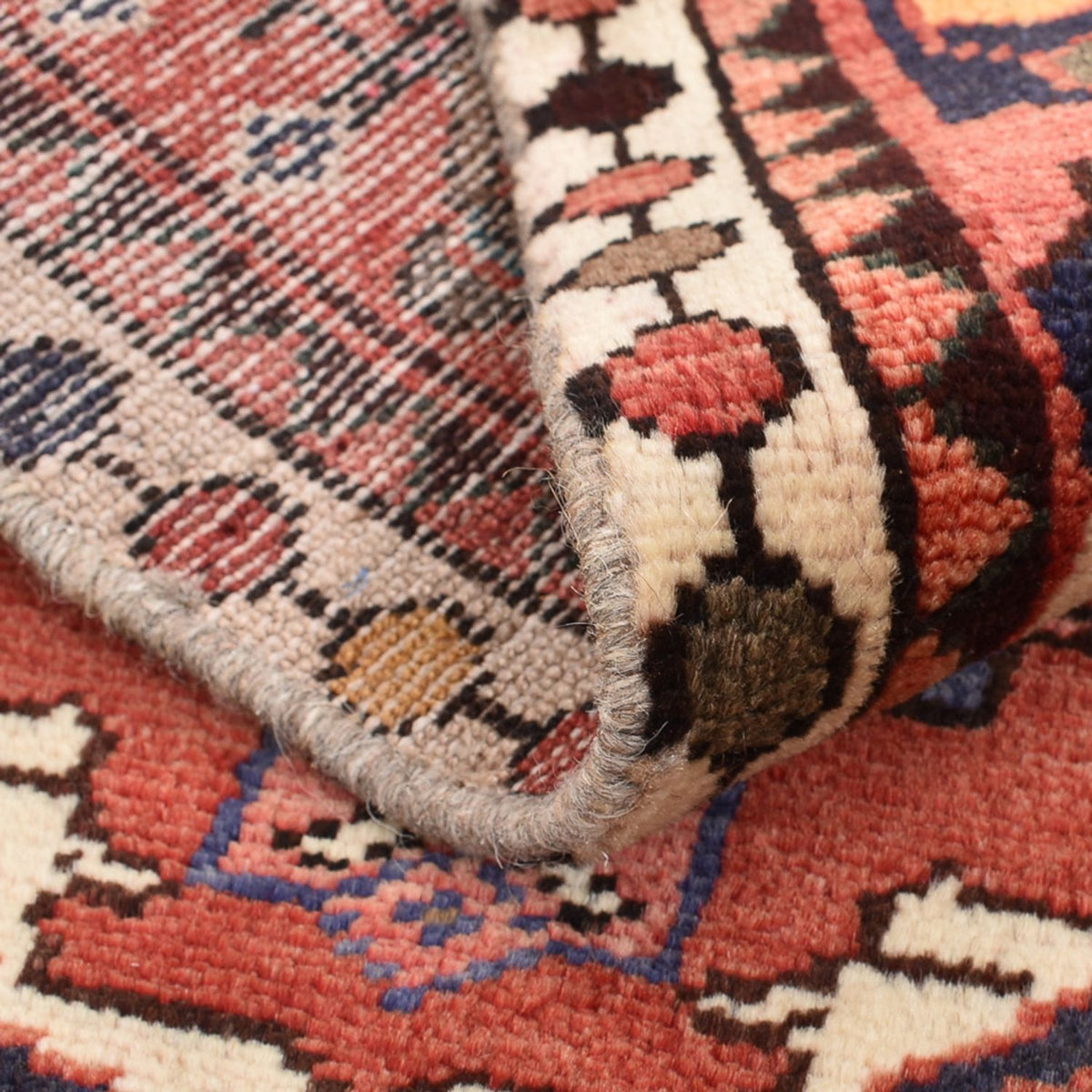 Persisk matta - Nomadic - 84 x 56 cm - rost