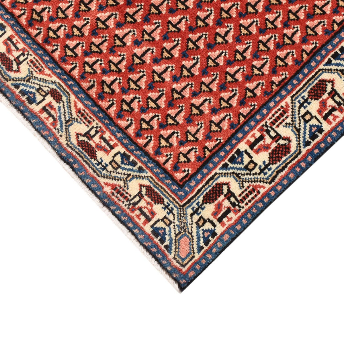 Persisk matta - Nomadic - 70 x 60 cm - röd