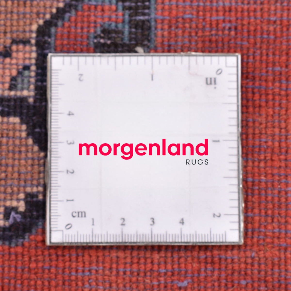 Persisk matta - Nomadic - 50 x 49 cm - röd