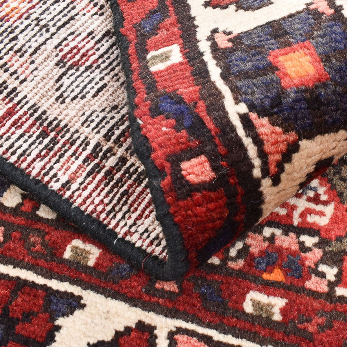 Persisk matta - Nomadic - 80 x 66 cm - röd