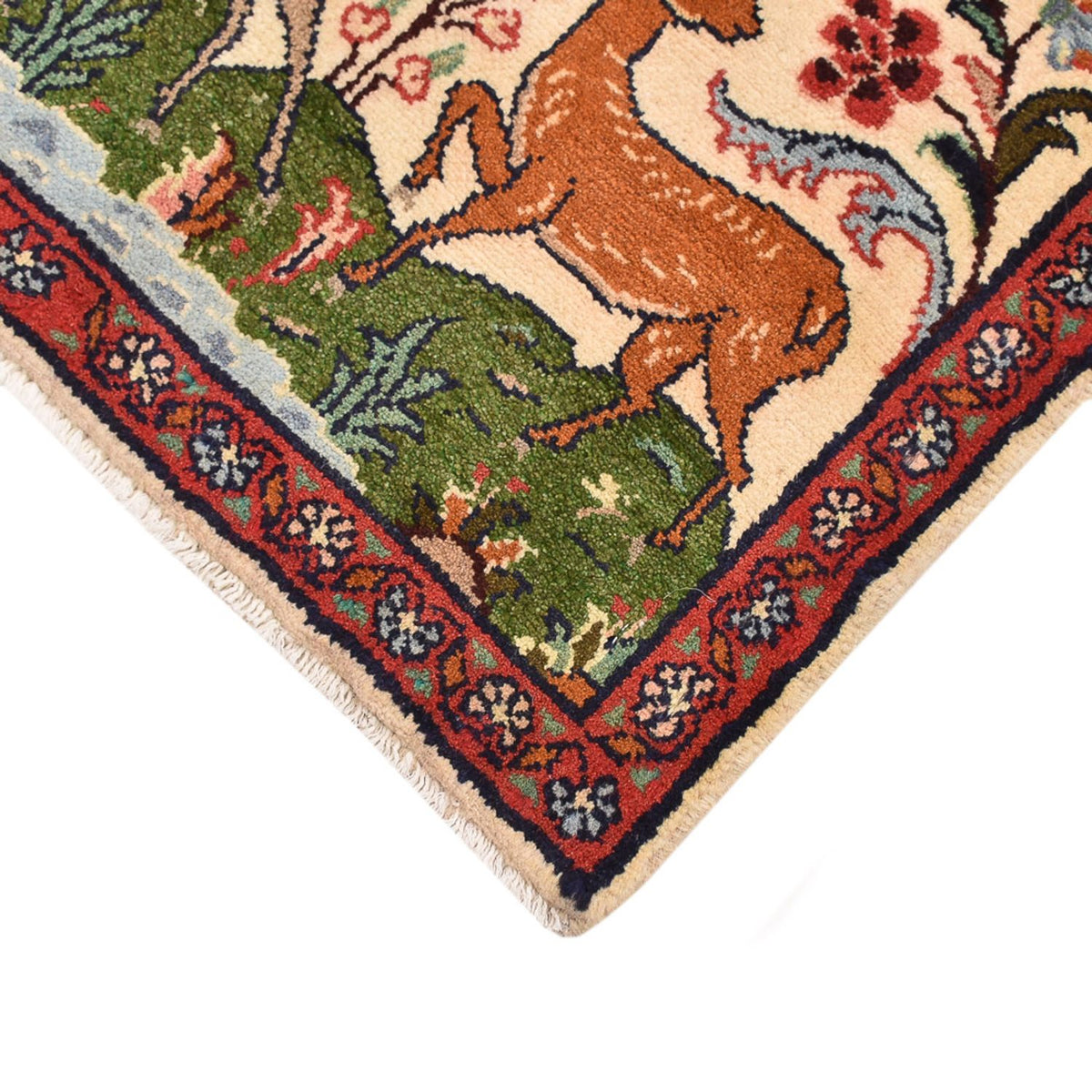 Persisk matta - Nomadic - 62 x 46 cm - flerfärgad