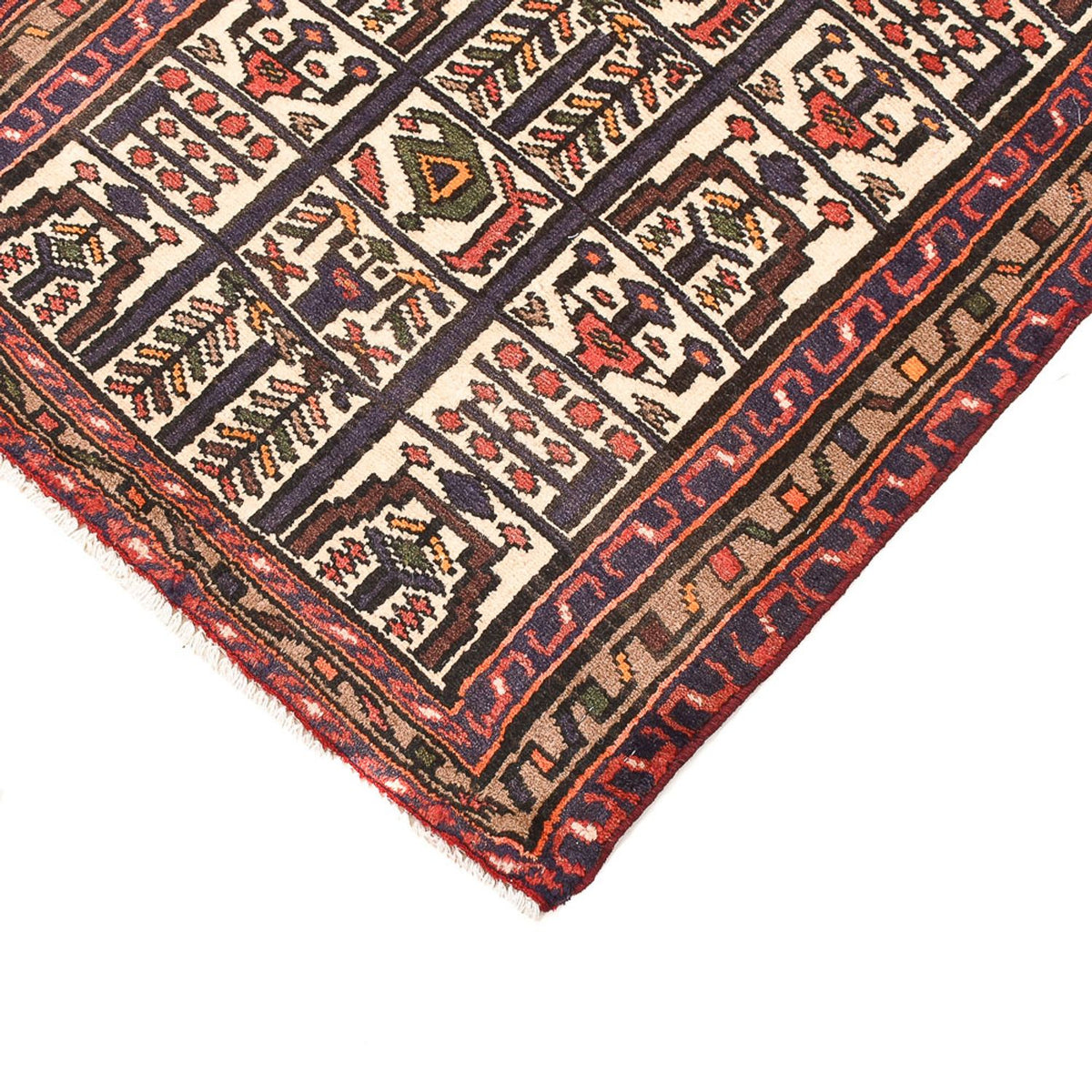 Persisk matta - Nomadic - 122 x 74 cm - flerfärgad