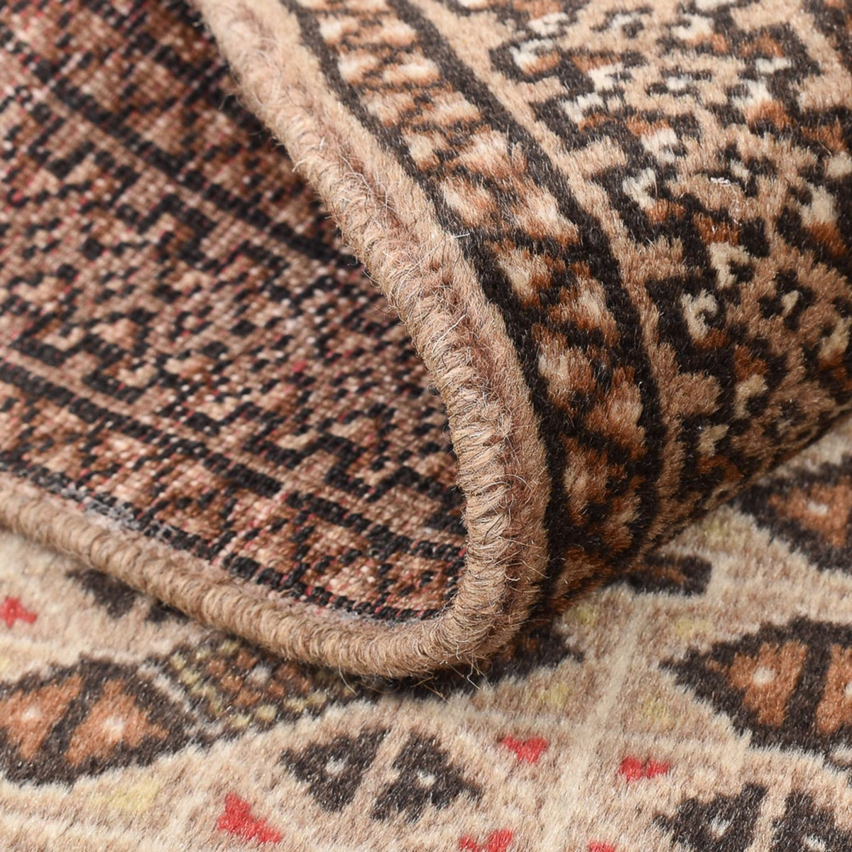 Turkaman-matta - 117 x 84 cm - sand