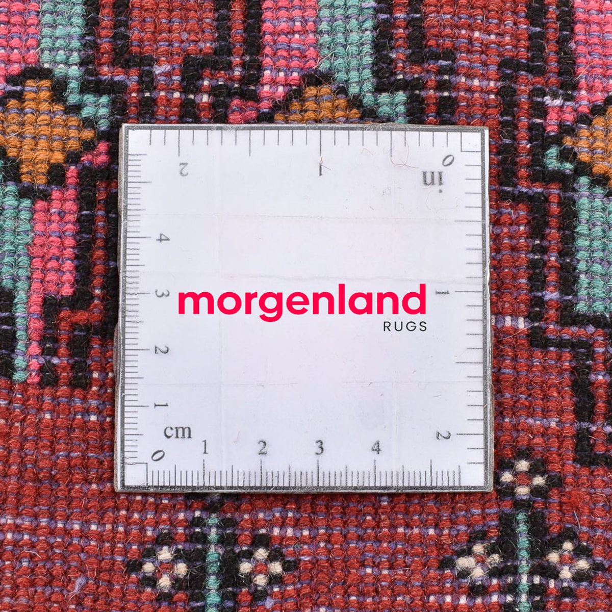 Turkaman-matta - 127 x 73 cm - röd