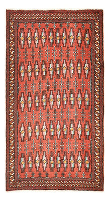 Turkaman-matta - 129 x 71 cm - röd