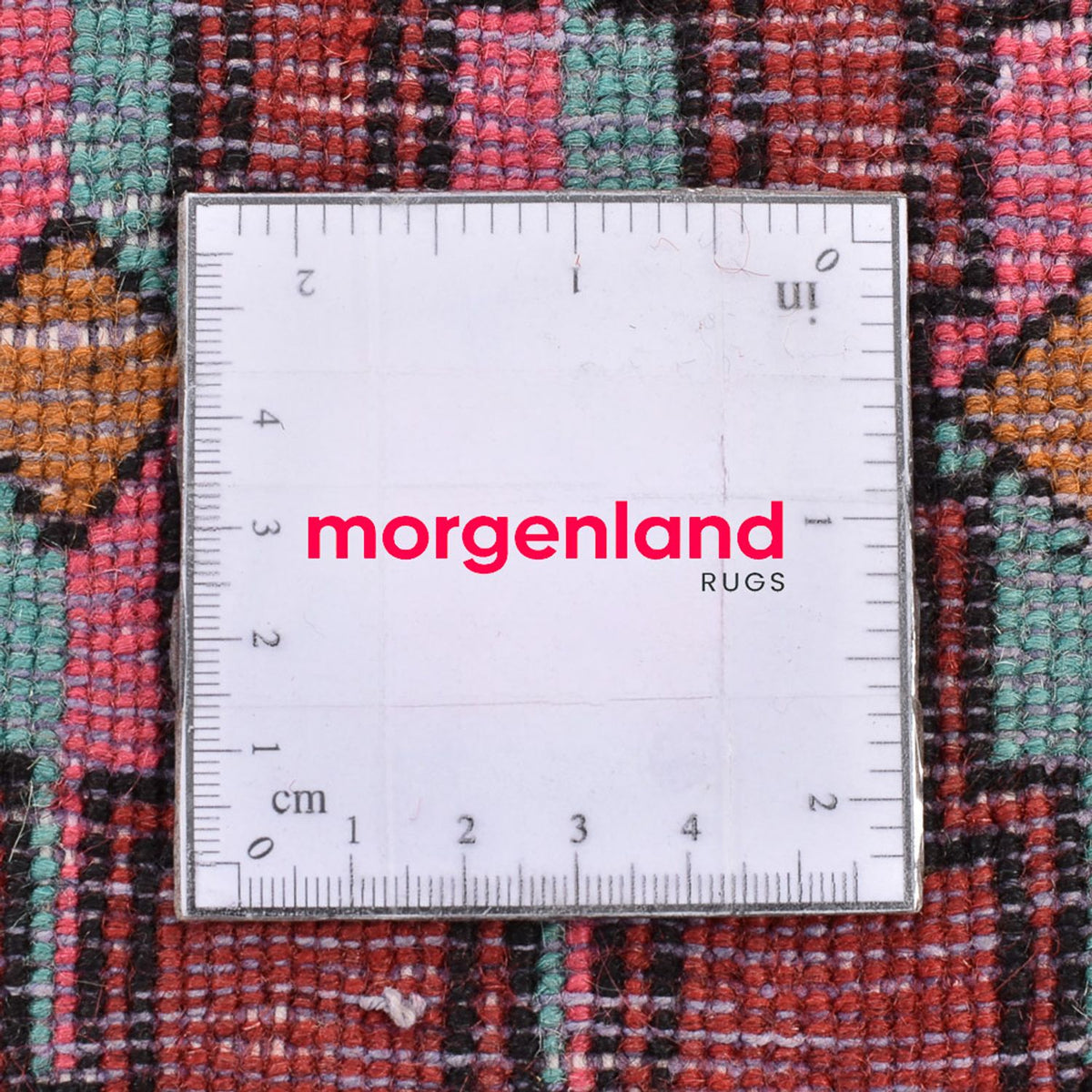 Turkaman-matta - 129 x 71 cm - röd