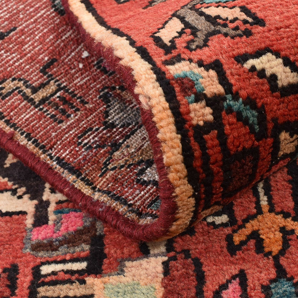 Runner Persisk matta - Nomadic - 115 x 55 cm - ljusröd