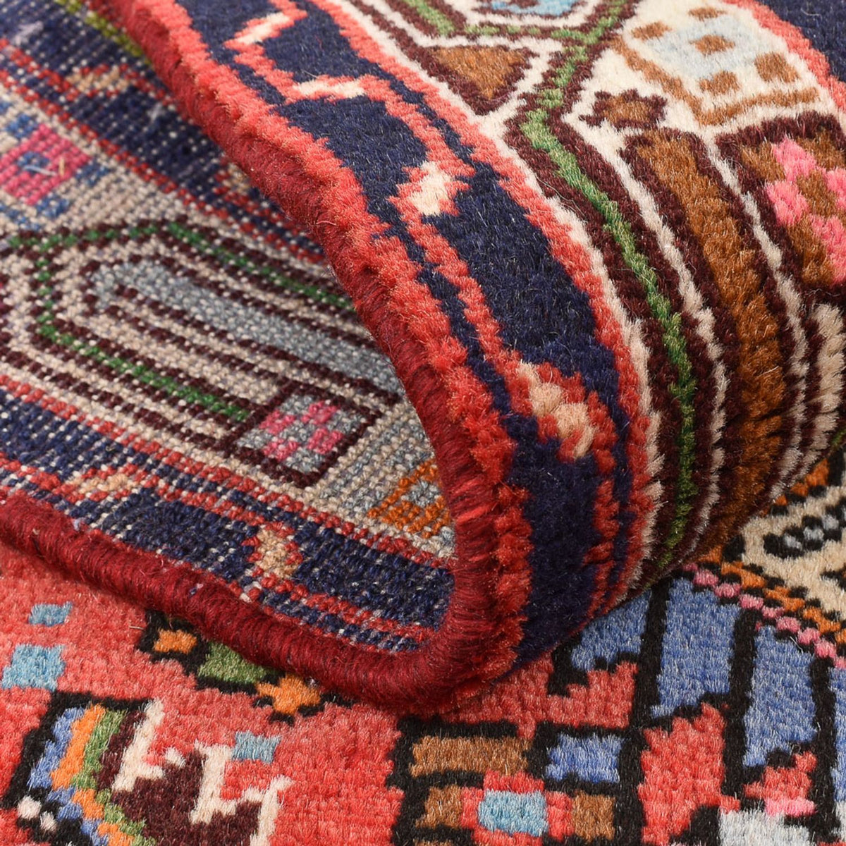 Persisk matta - Nomadic - 134 x 81 cm - röd