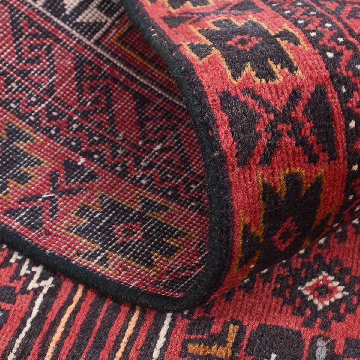 Runner Baluch-matta - 378 x 85 cm - röd