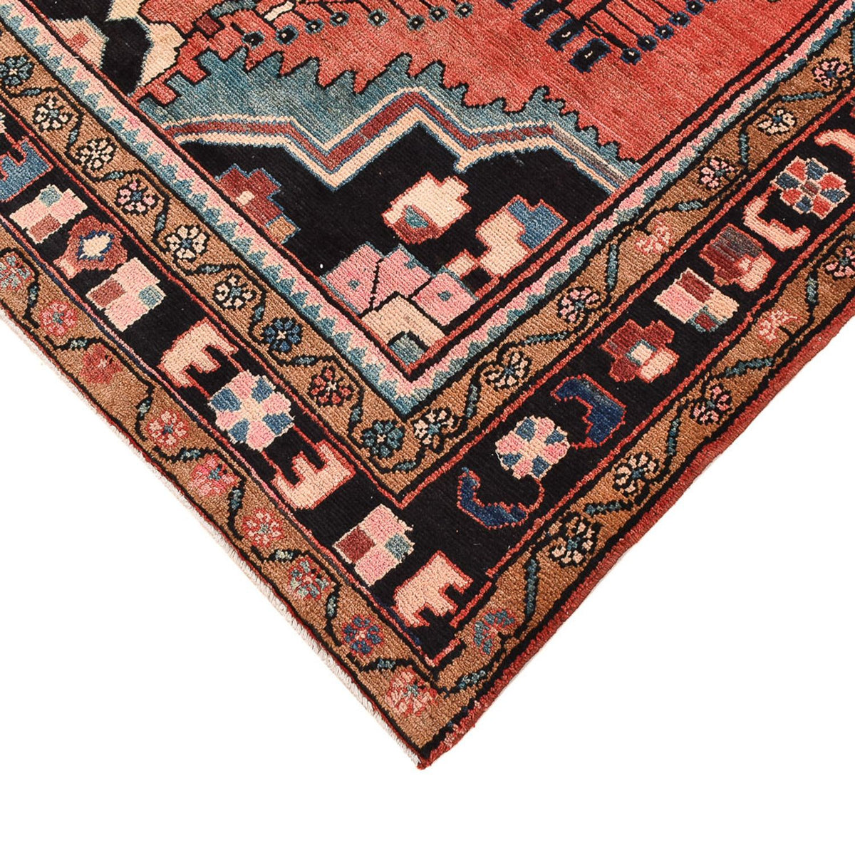 Persisk matta - Nomadic - 210 x 158 cm - ljusröd