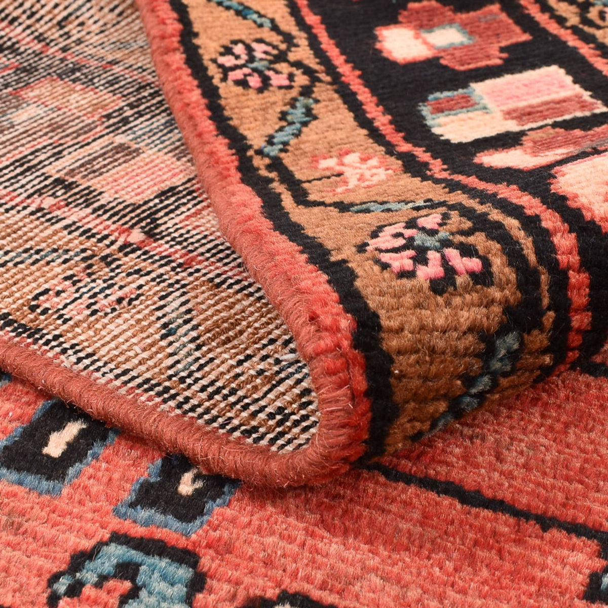 Persisk matta - Nomadic - 210 x 158 cm - ljusröd