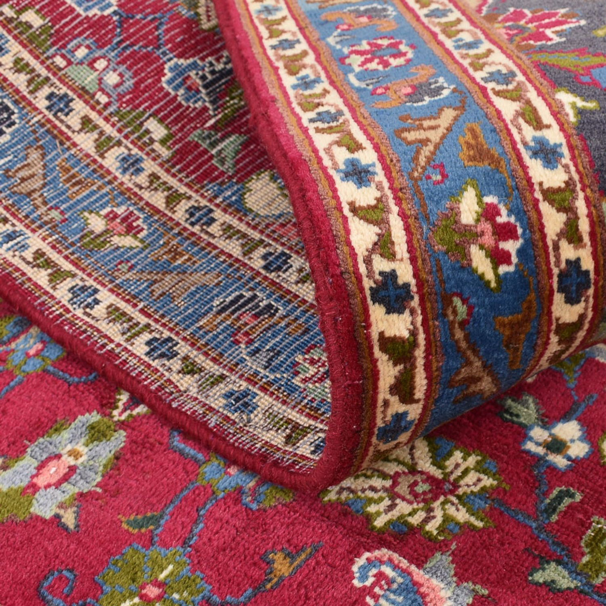 Runner Persiska mattor - Keshan - 188 x 103 cm - röd