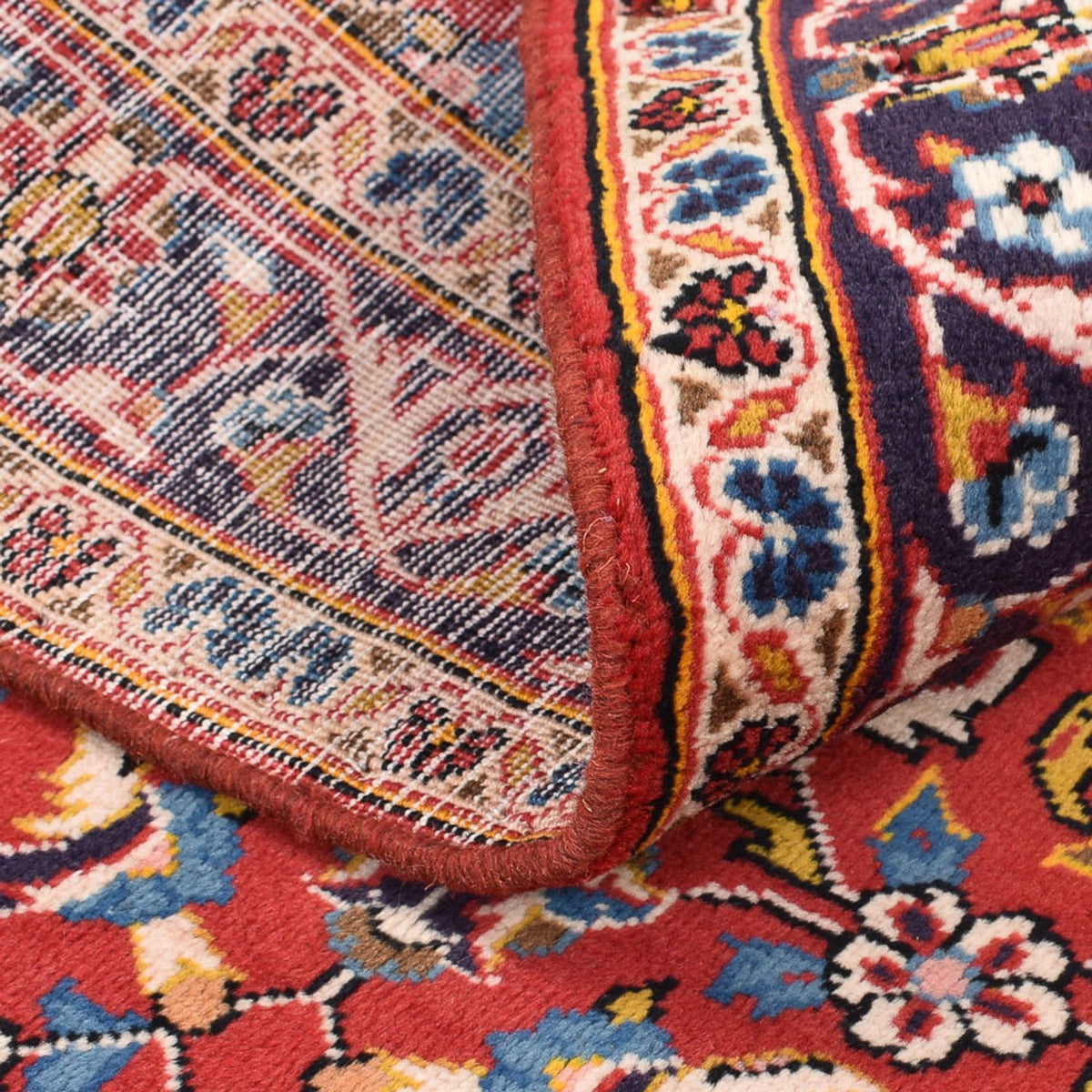 Persiska mattor - Keshan - 149 x 98 cm - röd