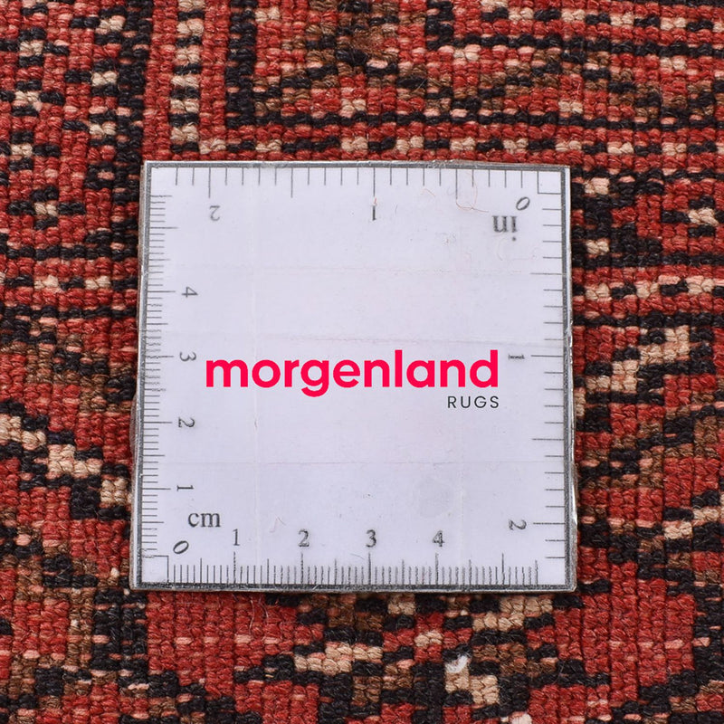 Turkaman-matta - 289 x 191 cm - röd