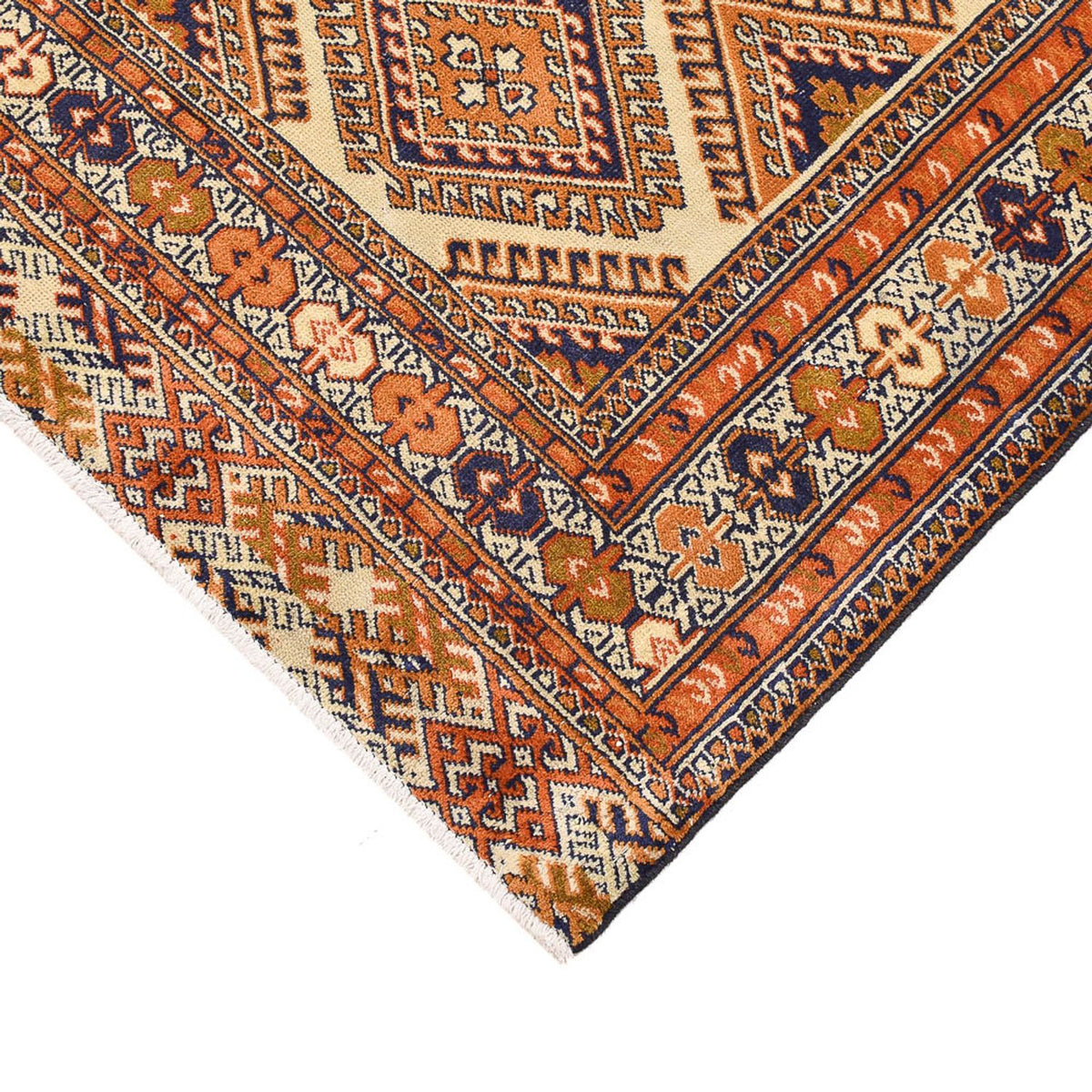 Turkaman-matta - 188 x 131 cm - sand