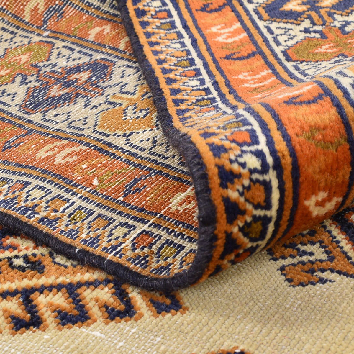 Turkaman-matta - 188 x 131 cm - sand