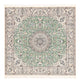 Persisk matta - Nain - Royal kvadrat  - 152 x 149 cm - ljusgrön