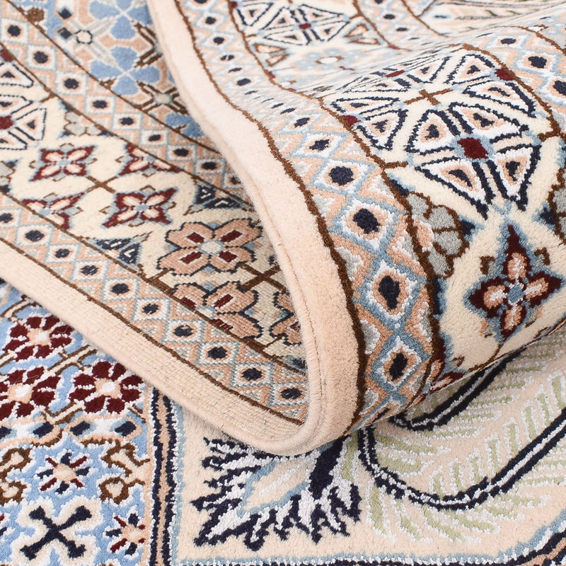 Persisk matta - Nain - Royal - 195 x 137 cm - ljusblå