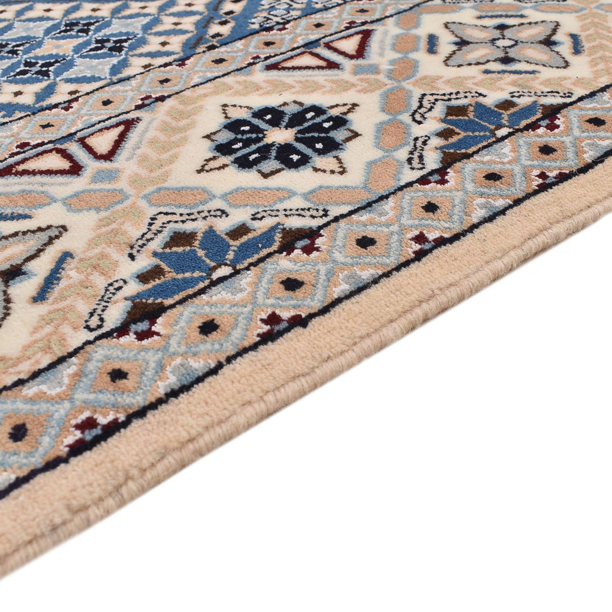 Persisk matta - Nain - Royal - 219 x 155 cm - ljusblå