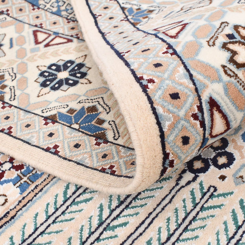 Persisk matta - Nain - Royal - 219 x 155 cm - ljusblå