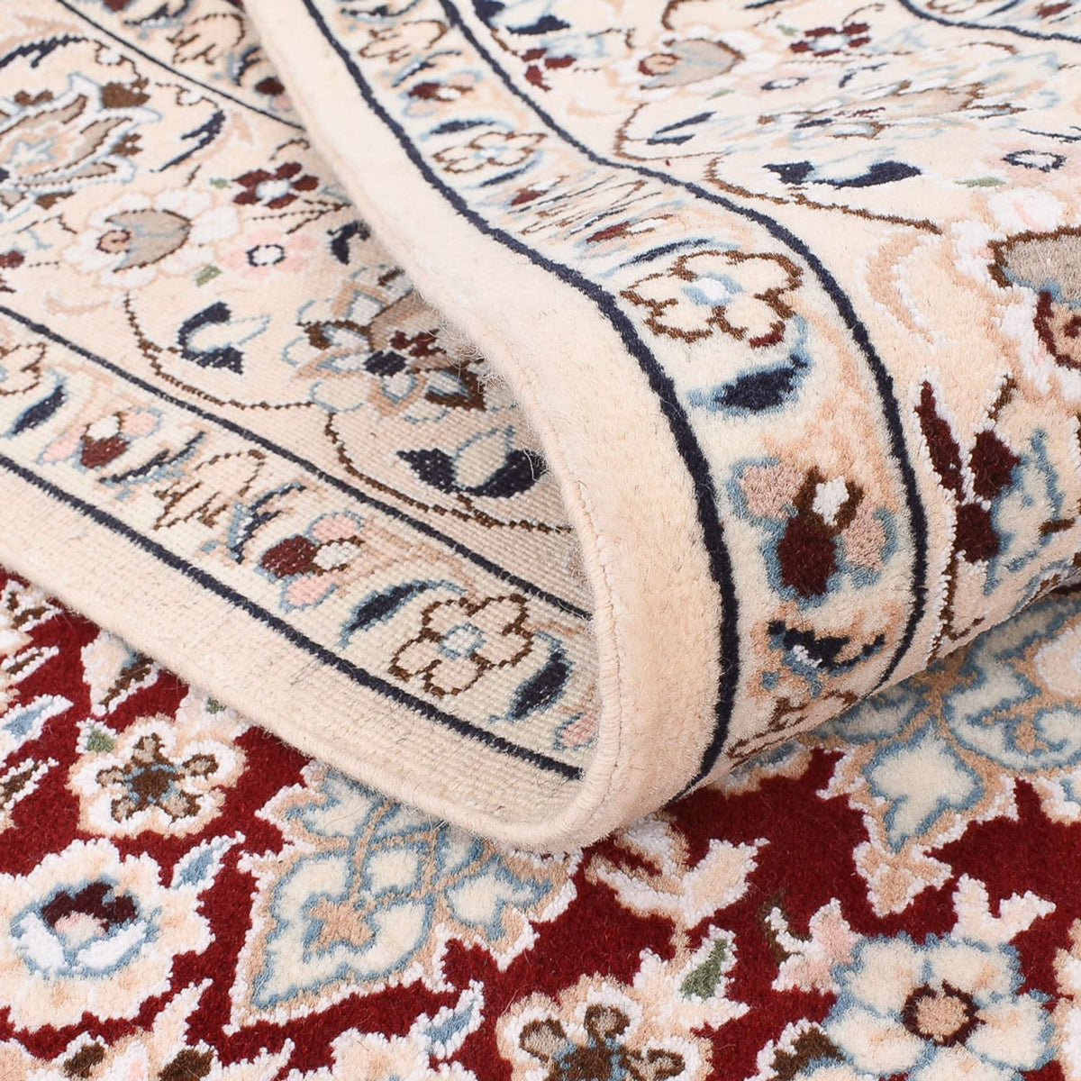 Persisk matta - Nain - Royal - 195 x 127 cm - röd