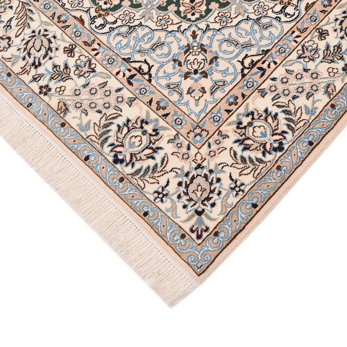 Persisk matta - Nain - Royal - 255 x 159 cm - mörkgrön