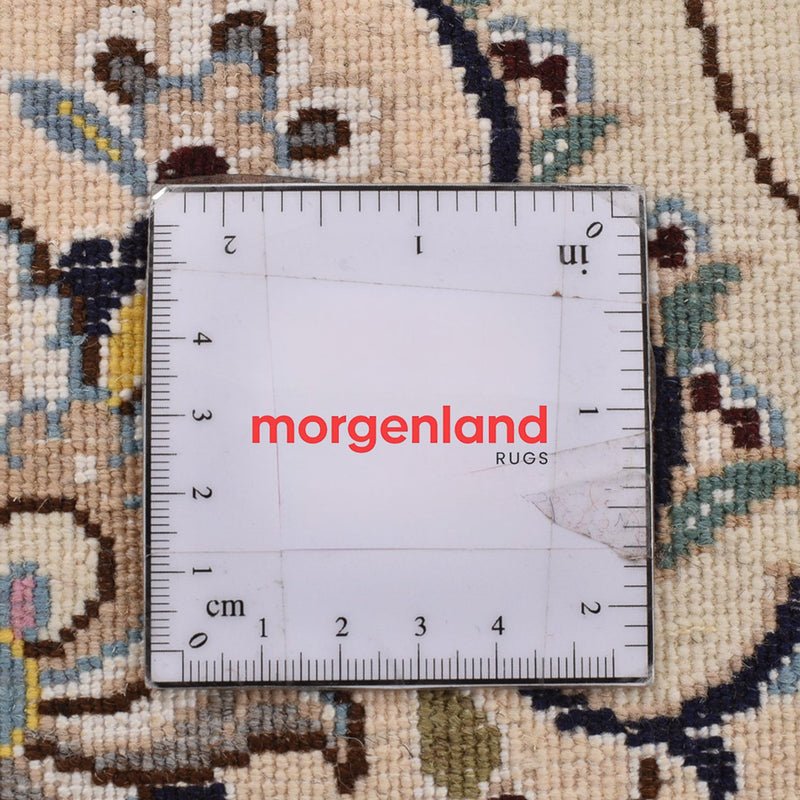 Persisk matta - Nain - Royal runt  - 152 x 152 cm - grädde