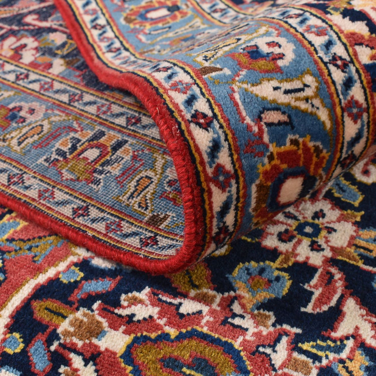 Persiska mattor - Keshan - 423 x 302 cm - röd