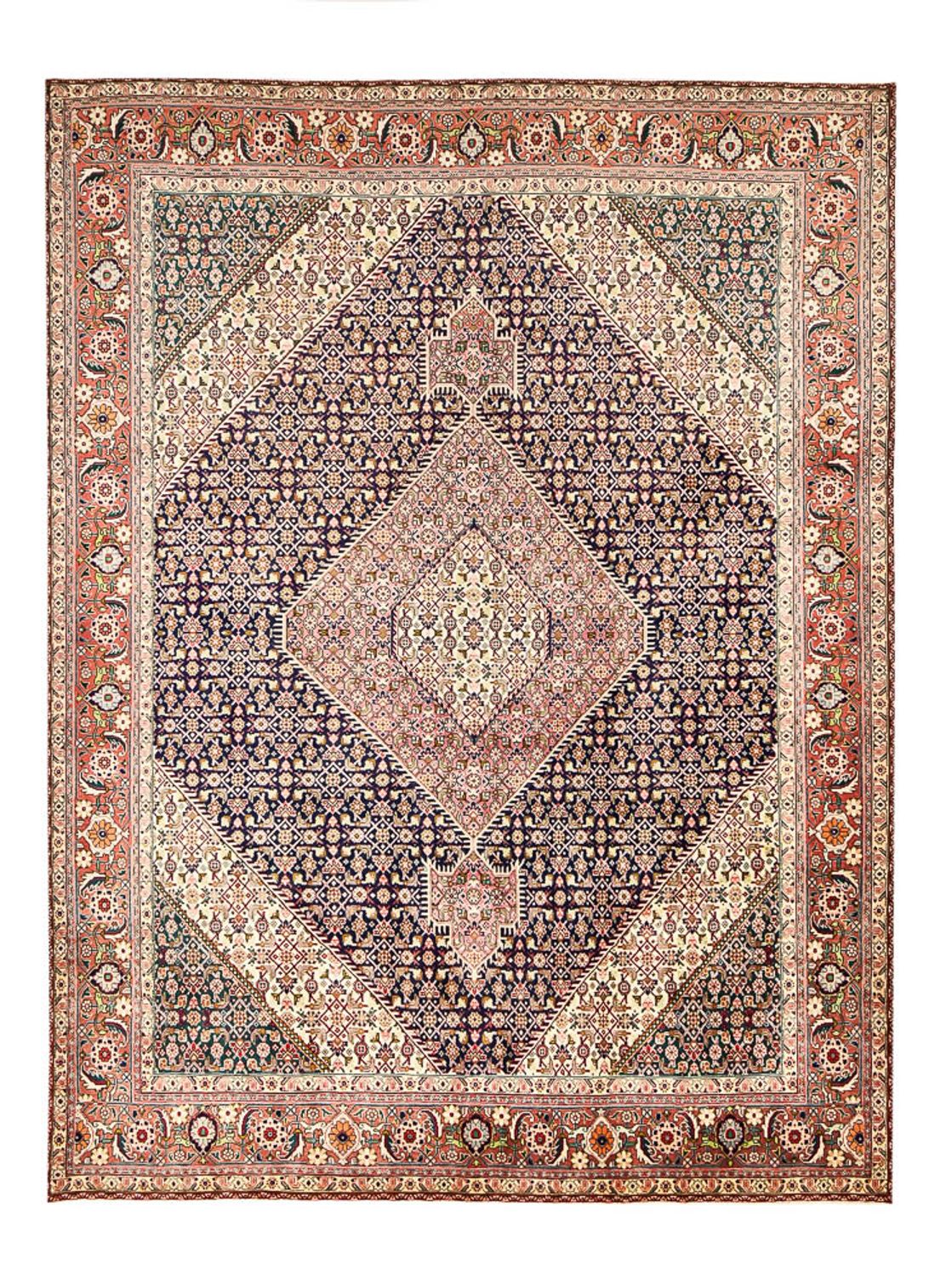 Persisk matta - Tabriz - 387 x 295 cm - mörk beige