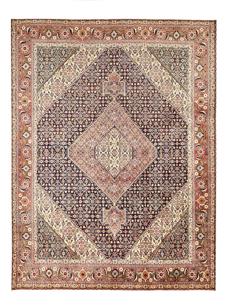 Persisk matta - Tabriz - 387 x 295 cm - mörk beige