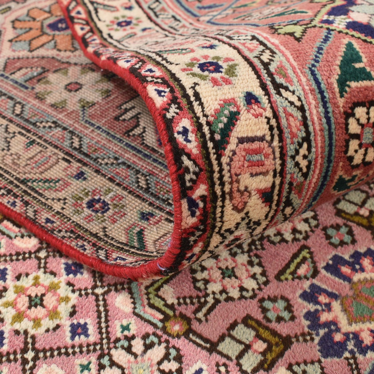 Persisk matta - Tabriz - 387 x 295 cm - mörk beige