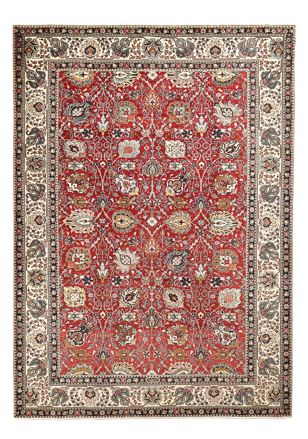 Persisk matta - Tabriz - 330 x 226 cm - röd