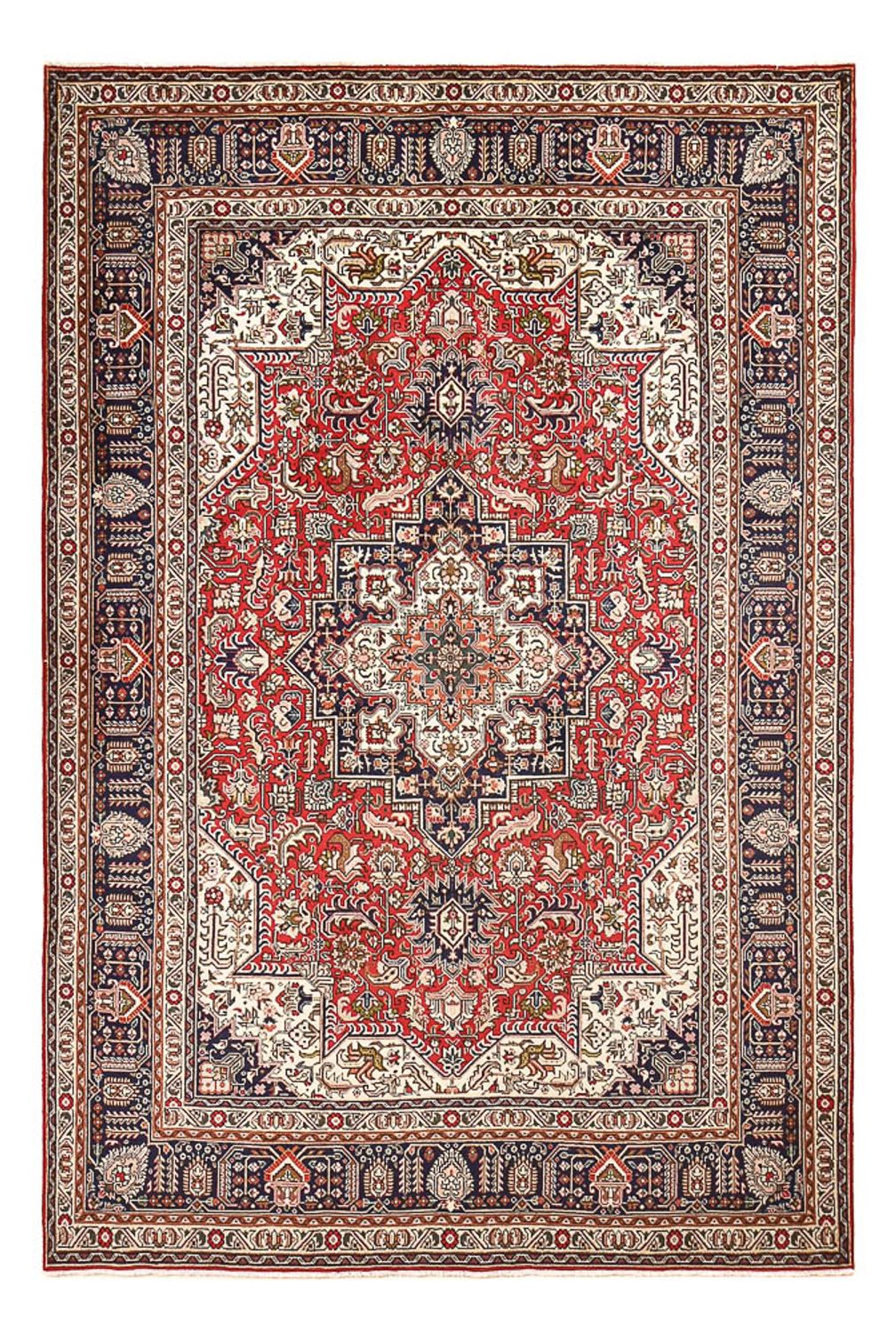 Persisk matta - Tabriz - 295 x 200 cm - röd