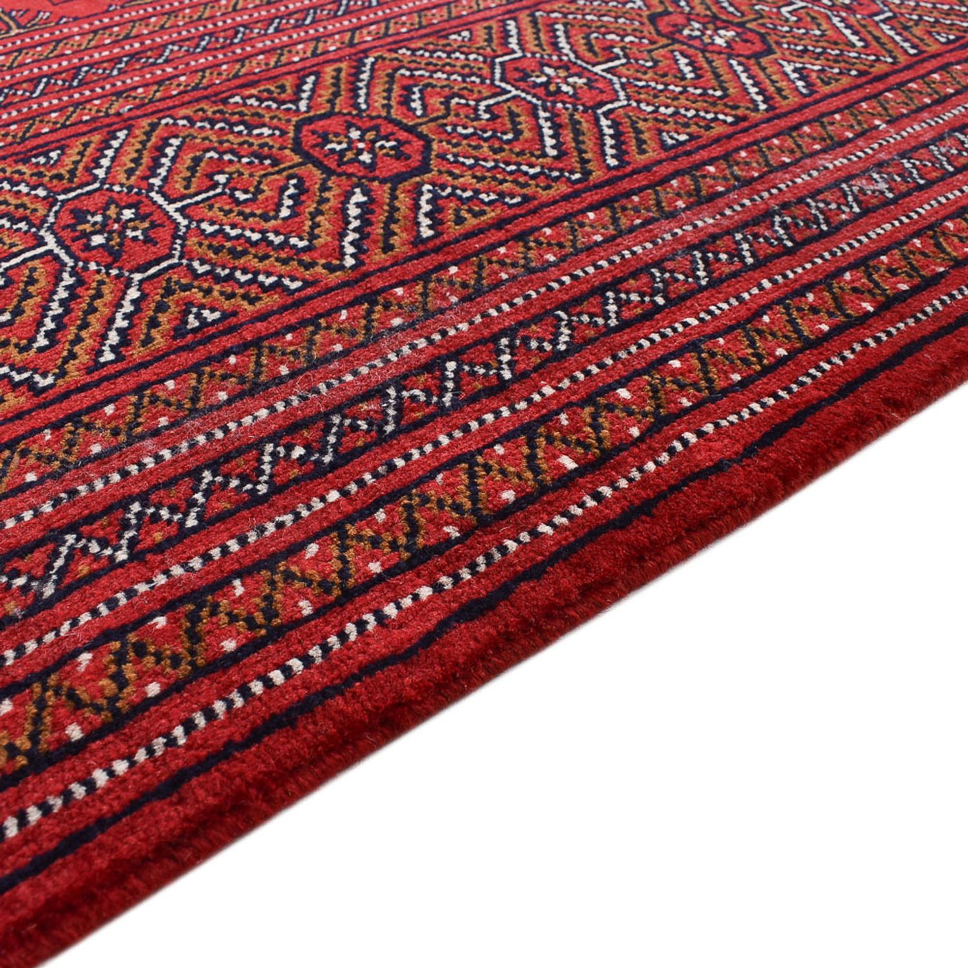 Turkaman-matta - 340 x 259 cm - röd