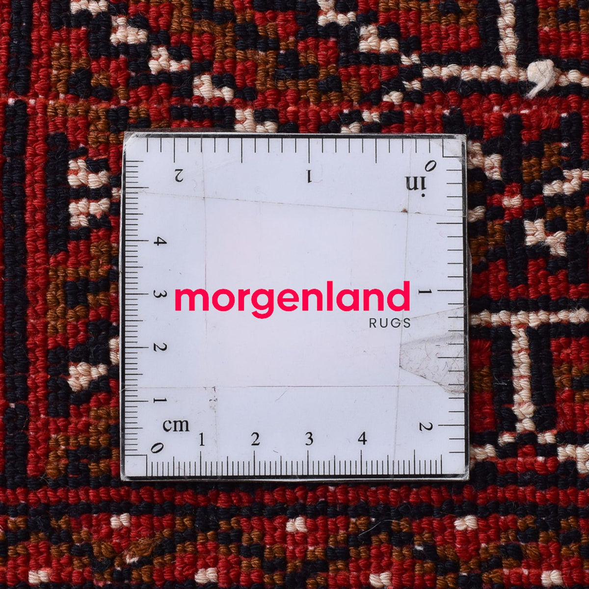 Turkaman-matta - 340 x 259 cm - röd