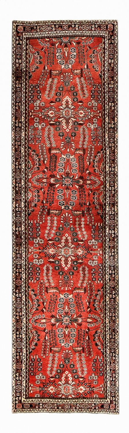 Runner Persisk matta - Tabriz - 398 x 110 cm - röd