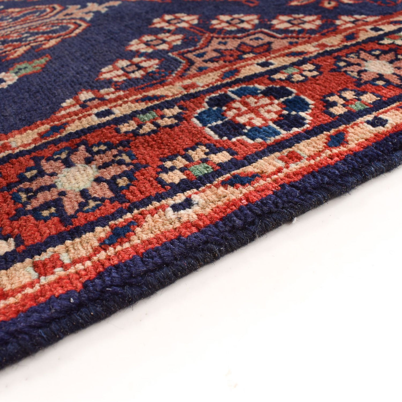 Runner Persisk matta - Nomadic - 329 x 115 cm - mörkblå
