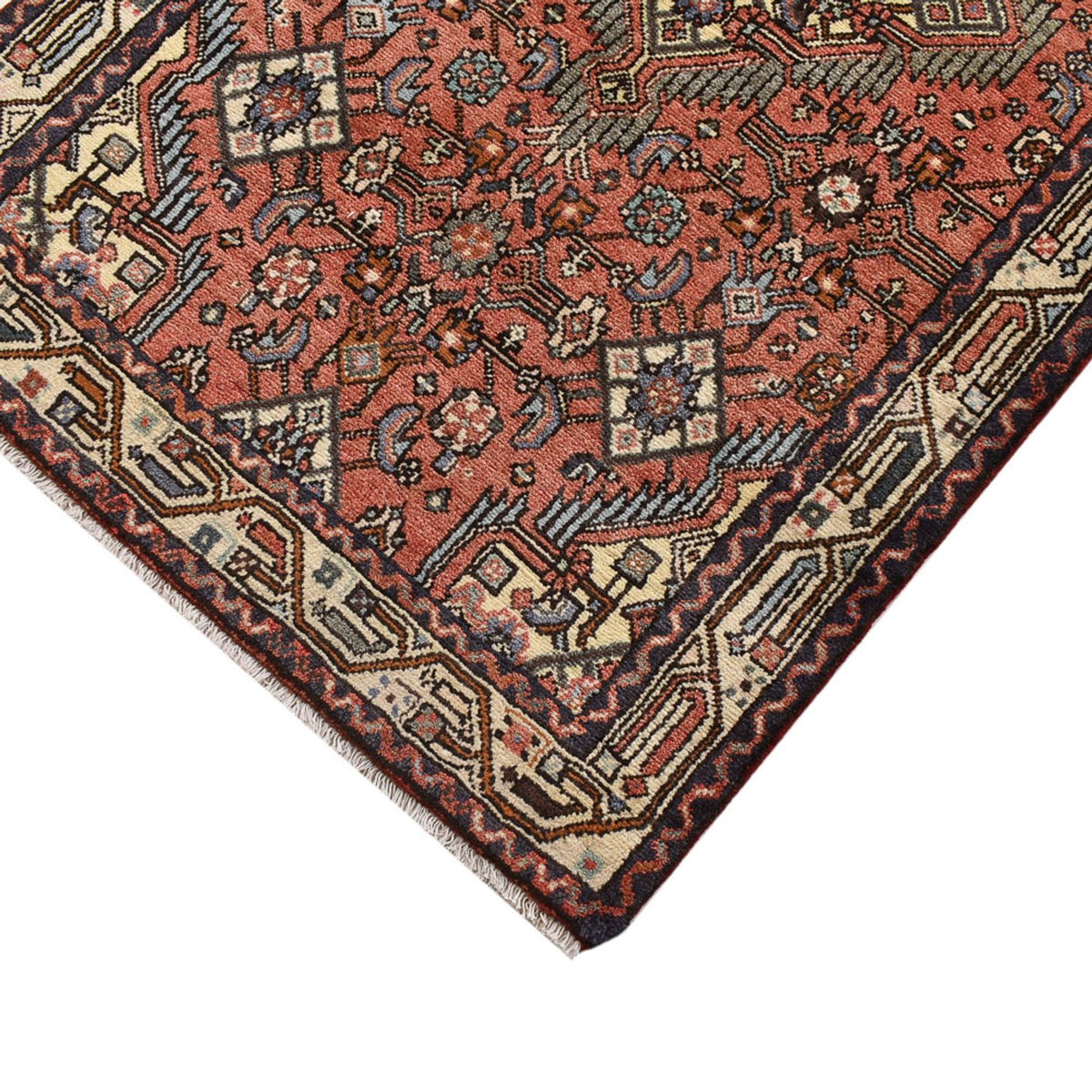 Runner Persisk matta - Nomadic - 265 x 85 cm - ljusröd