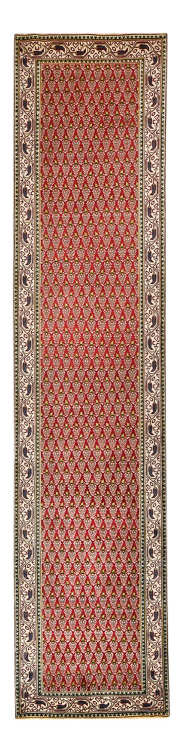 Runner Persisk matta - Tabriz - 390 x 87 cm - rost