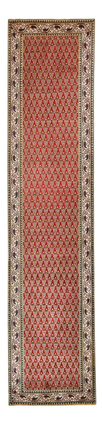 Runner Persisk matta - Tabriz - 390 x 87 cm - rost