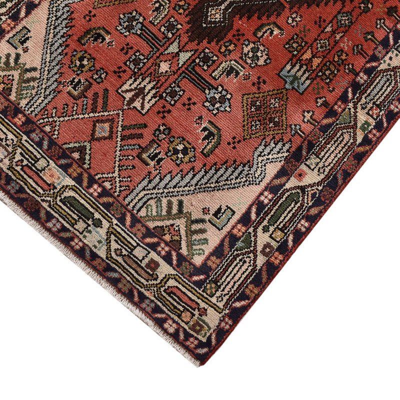 Runner Persisk matta - Nomadic - 286 x 75 cm - ljusröd