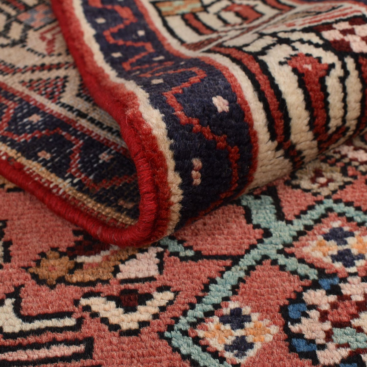 Runner Persisk matta - Nomadic - 320 x 85 cm - ljusröd