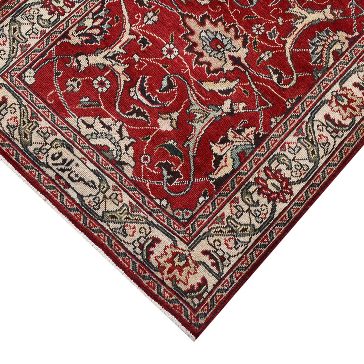 Runner Persisk matta - Tabriz - 458 x 81 cm - röd