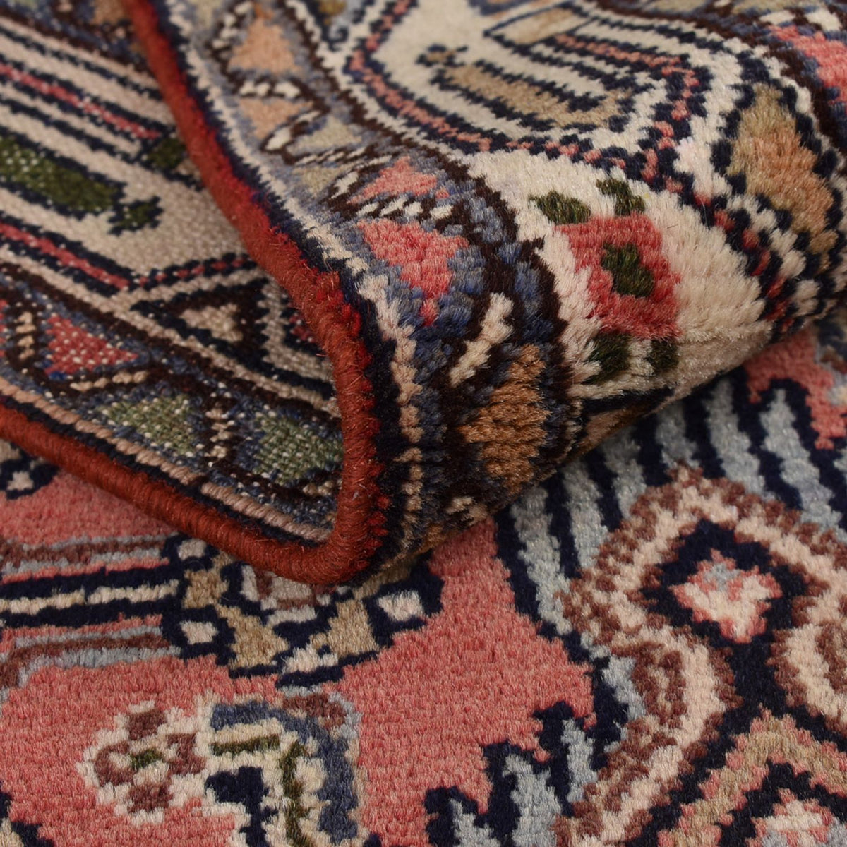 Runner Persisk matta - Nomadic - 285 x 76 cm - ljusröd