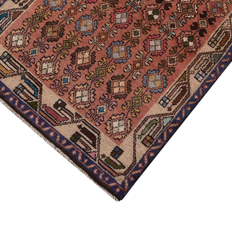 Runner Persisk matta - Nomadic - 278 x 78 cm - ljusröd