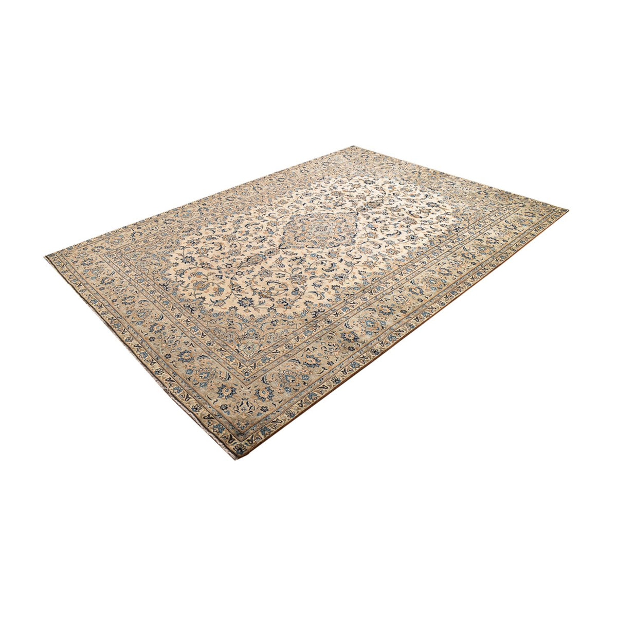 Persiska mattor - Keshan - 334 x 240 cm - beige