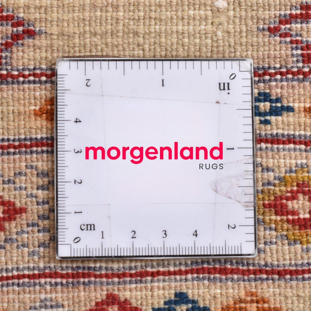 Turkaman-matta - 89 x 62 cm - flerfärgad