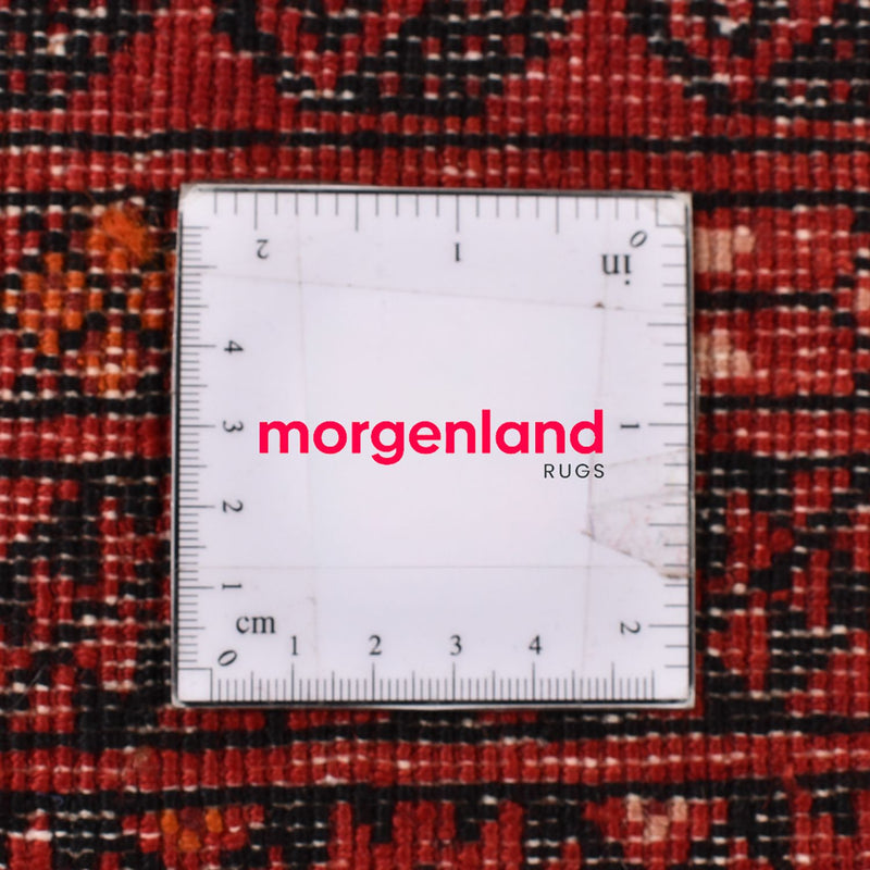Turkaman-matta - 150 x 117 cm - röd
