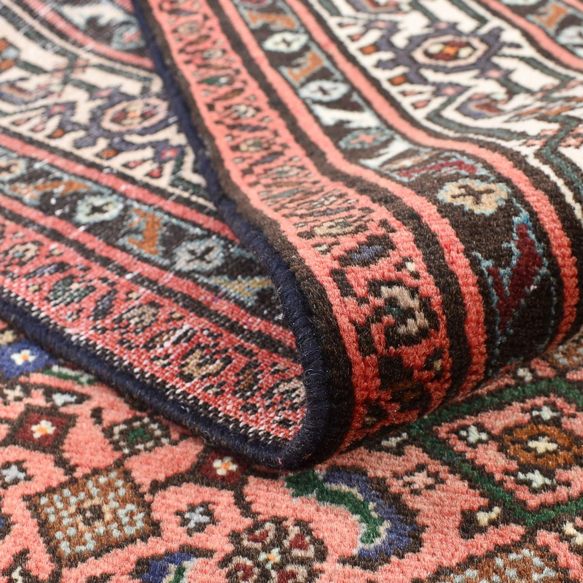 Persisk matta - Nomadic - 198 x 155 cm - ljusröd